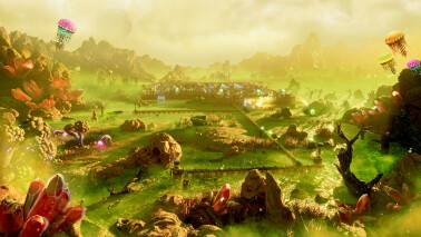 Acidic Plains - Outpost Art