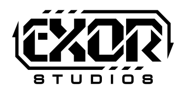 EXOR Studios black logo
