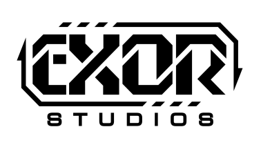EXOR Studios black logo